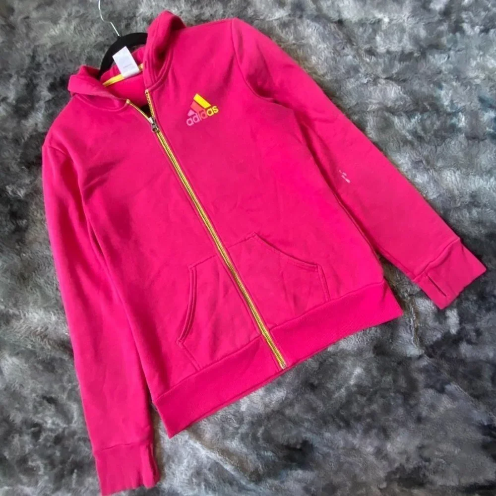 Adidas Neon Pink Track Jacket